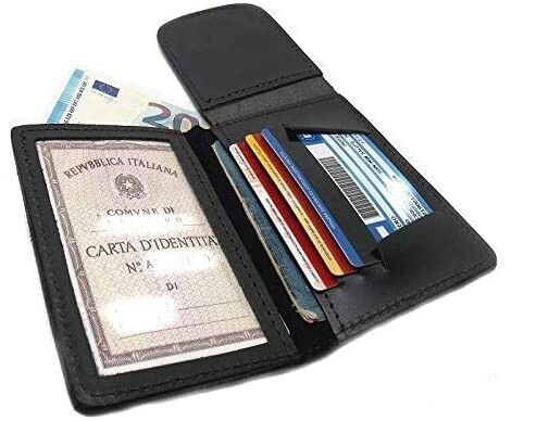 Portafoglio Guardia Giurata Placca Argentata Vega Holster