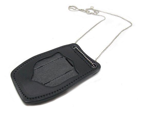 Porta placca cuoio con collana per carabiniere VEGA HOLSTEr