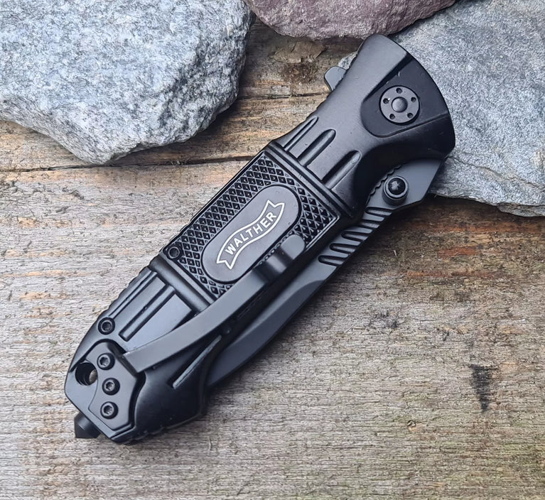 COLTELLO RICHIUDIBILE BLACK TAC WALTHER