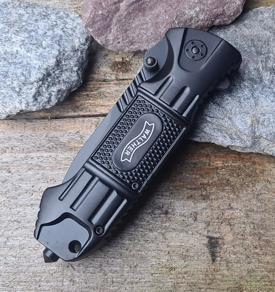 COLTELLO RICHIUDIBILE BLACK TAC WALTHER