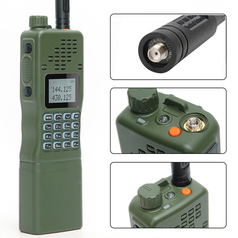 RICETRASMITTENTE DUAL BAND VHF-UHF FM AR-152 VERDE BAOFENG