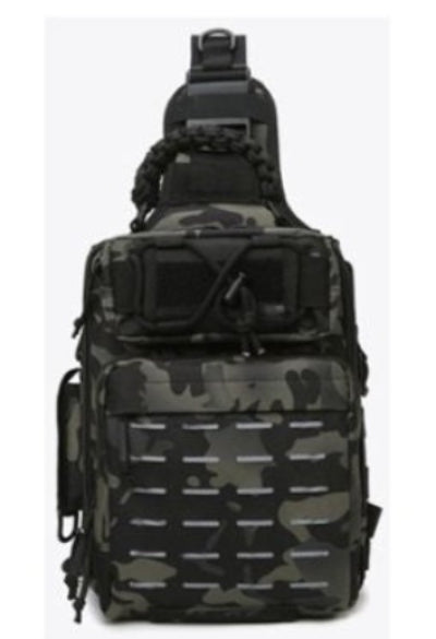 MARSUPIO PETTORALE MULTIFUNZIONE MULTICAM BLACK