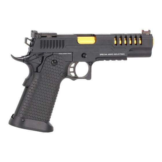 PISTOLA SOFTAIR A GAS/CO2 SA-VGP25 SERIE VAPOR NERA/DORATA SPECNA ARMS