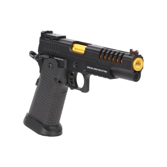 PISTOLA SOFTAIR A GAS/CO2 SA-VGP25 SERIE VAPOR NERA/DORATA SPECNA ARMS