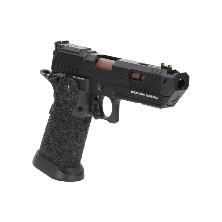 PISTOLA SOFTAIR A GAS/CO2 SA-VGP22 SERIE VAPOR NERA/BRONZO SPECNA ARMS