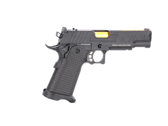 PISTOLA SOFTAIR A GAS/CO2 SA-VGP19 SERIE VAPOR NERA/DORATA SPECNA ARMS