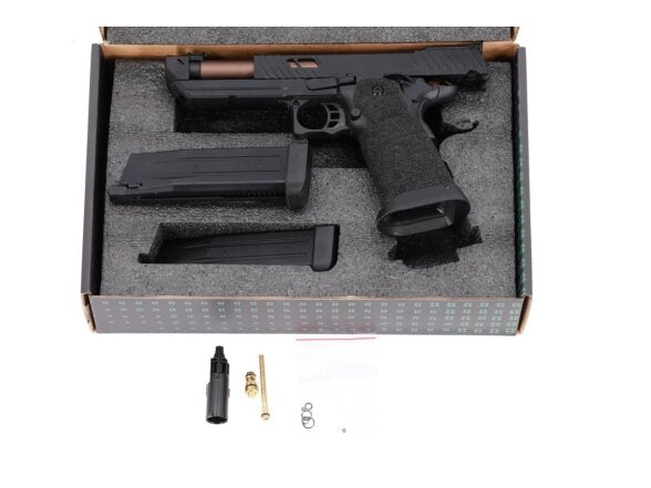 PISTOLA SOFTAIR A GAS/CO2 SA-VGP22 SERIE VAPOR NERA/BRONZO SPECNA ARMS