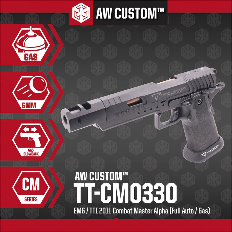 CM0330 2011 COMBAT MASTER ALPHA FULL METAL FULL AUTO GBB TARAN TACTICAL