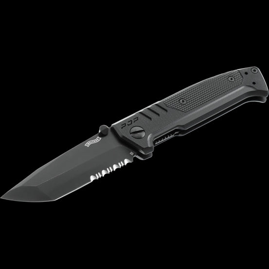 COLTELLO A LAMA TANTO RICHIUDIBILE MEZZA SEGHETTATA WALTHER