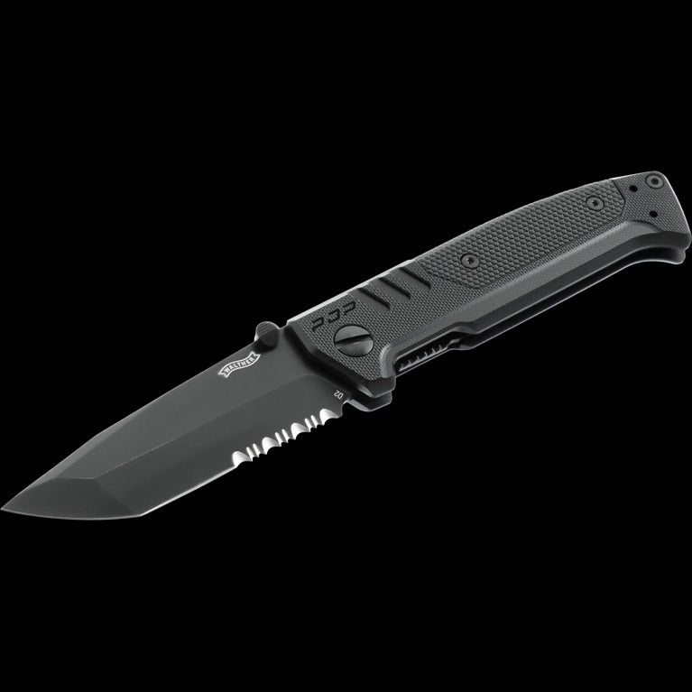 COLTELLO A LAMA TANTO RICHIUDIBILE MEZZA SEGHETTATA WALTHER