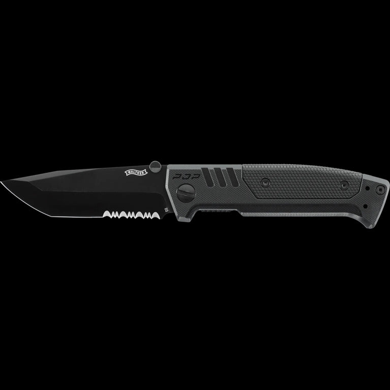 COLTELLO A LAMA TANTO RICHIUDIBILE MEZZA SEGHETTATA WALTHER