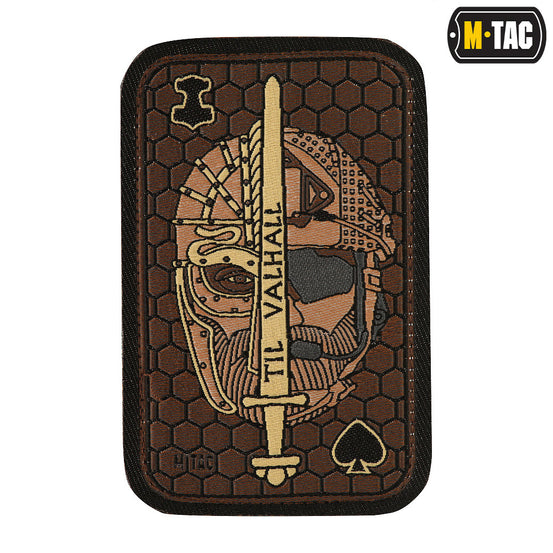 Patch Con Velcro Til Valhall Ace colore COYOTE M-TAC