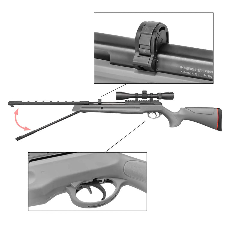 CARABINA UX CAC SYNERGIS ELITE-KIT CAL 4,5mm <7,5J UMAREX