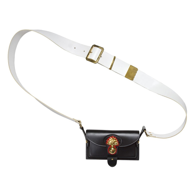 Bandoliera in Cuoio Carabinieri Granata ORO O ARGENTO