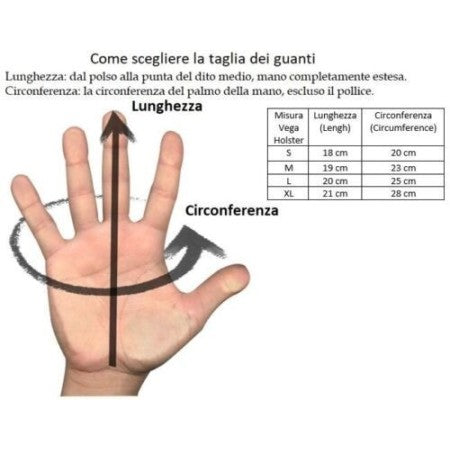 GUANTO MULTIUSO IN NEOPRENE 4X4 NERO VEGA HOLSTER