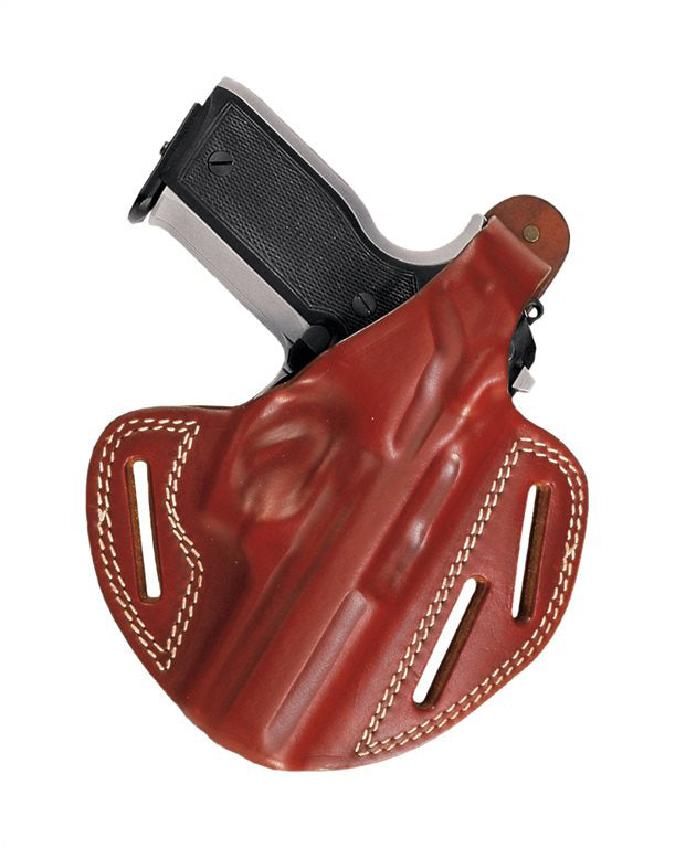 FONDINA IN CUOIO TERMOFORMATO A SGANCIO RAPIDO NERA VEGA HOLSTER