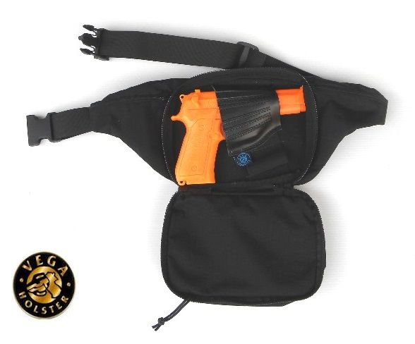 MARSUPIO IN CORDURA CON FONDINA IN CUOIO ELASTICIZZATO INTERNA PER IL PORTO OCCULTO VEGA HOLSTER