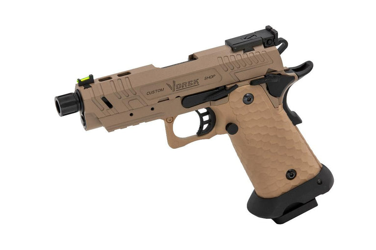 PISTOLA CS HI CAPA VENGEANCE COMPACT TAN VORSK