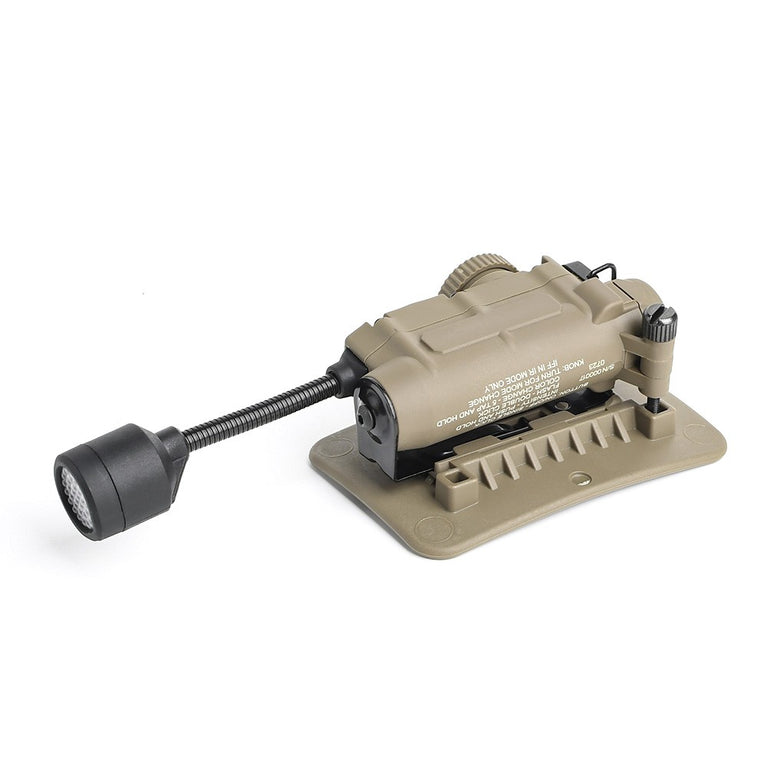 TORCIA TATTICA LED/IR PER ELMETTI E TATTICO TAN WADSN