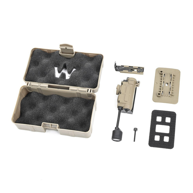 TORCIA TATTICA LED/IR PER ELMETTI E TATTICO TAN WADSN
