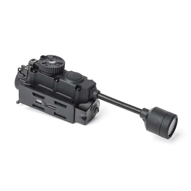 TORCIA TATTICA LED/IR PER ELMETTI E TATTICO NERO WADSN
