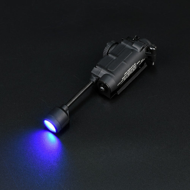 TORCIA TATTICA LED/IR PER ELMETTI E TATTICO NERO WADSN