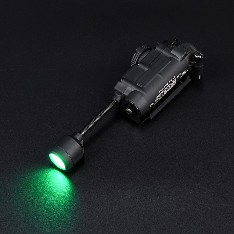 TORCIA TATTICA LED/IR PER ELMETTI E TATTICO NERO WADSN