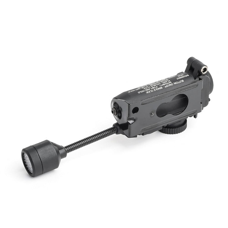 TORCIA TATTICA LED/IR PER ELMETTI E TATTICO NERO WADSN
