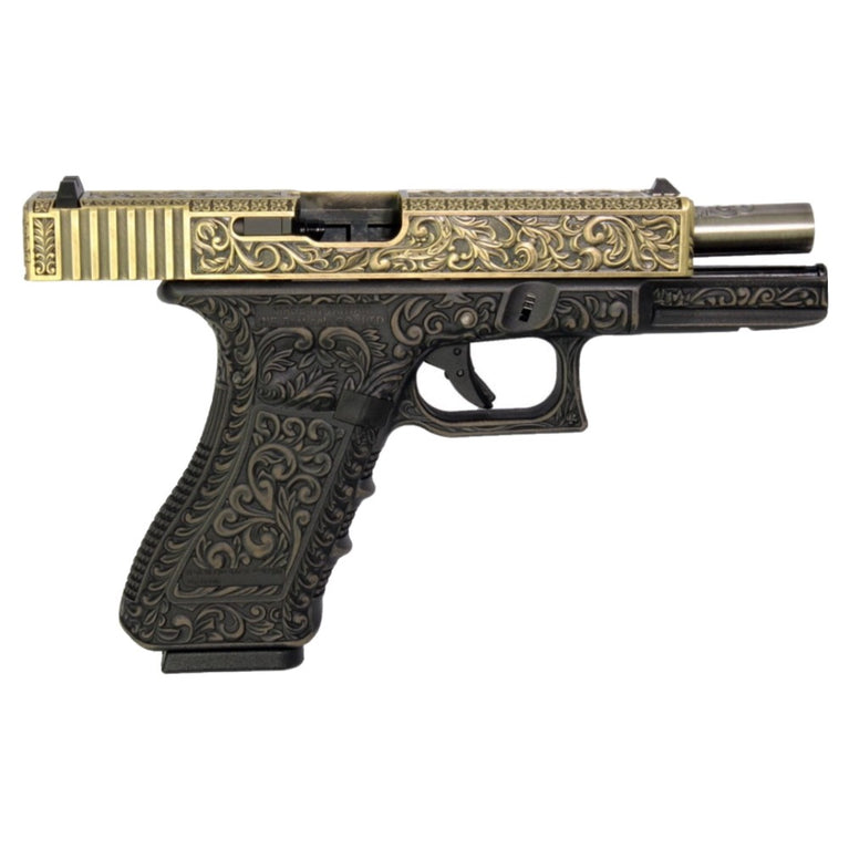 PISTOLA SOFTAIR A GAS G-17 CLASSIC BRONZE FLORAL EDITION WE