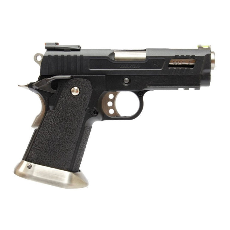 PISTOLA A GAS HI-CAPA 3.8 WET-1 VELOCIRAPTOR NERA WE