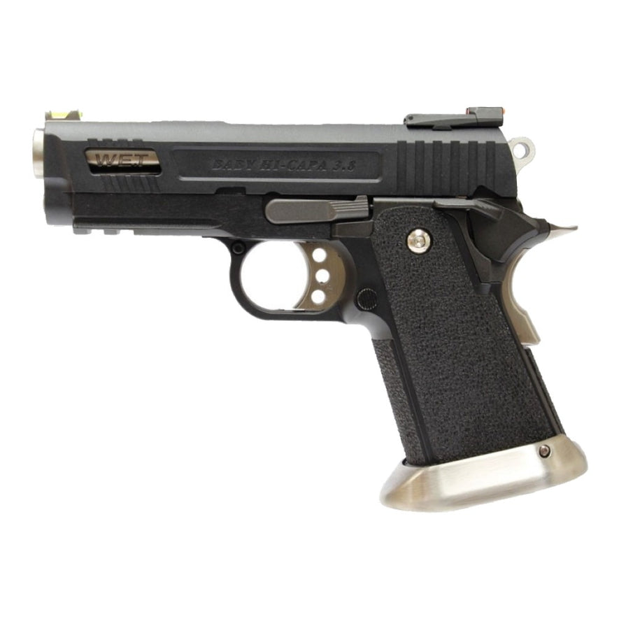PISTOLA A GAS HI-CAPA 3.8 WET-1 VELOCIRAPTOR NERA WE