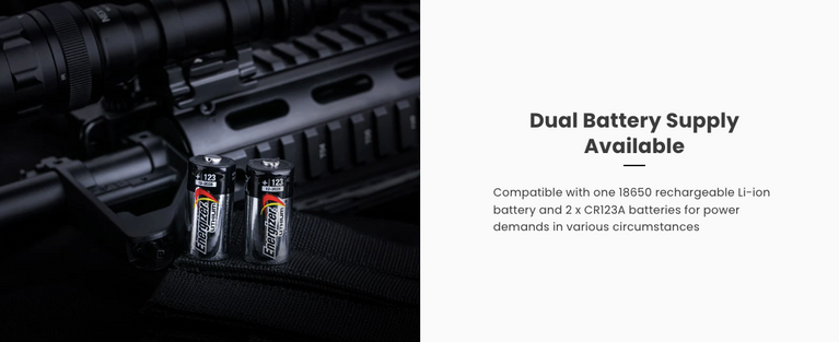 TORCIA DA 860 LUMEN TACTICAL SET WL50 IR LED DUAL-LIGHT NEXTORCH