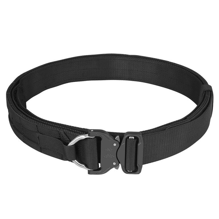 CINTURA TATTICA KNIGHT BELT NERA WOSPORT
