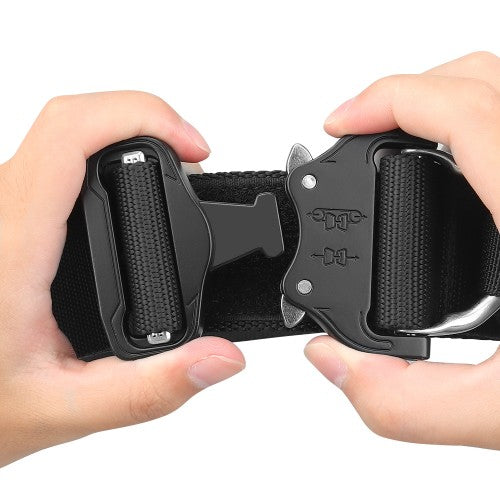 CINTURA TATTICA KNIGHT BELT NERA WOSPORT