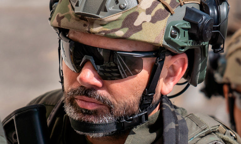 OCCHIALI PROTTETTIVI BALISTICI SABER ADVANCED SET CON TRE LENTI E MONTATURA NERA WILEY X