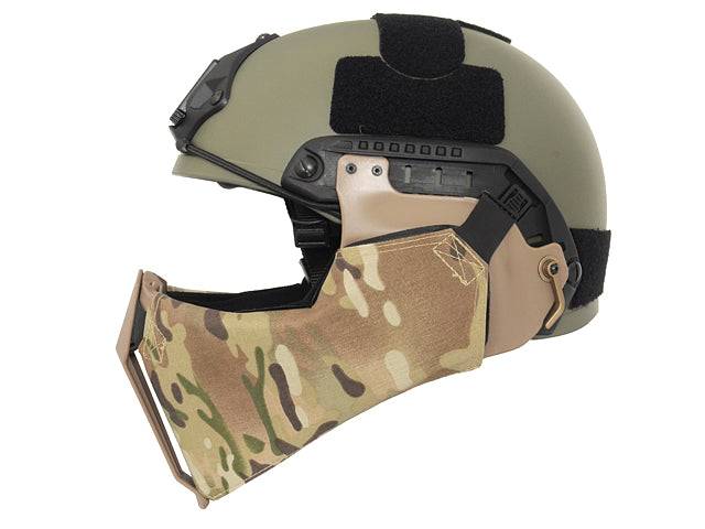 PROTEZIONE PER IL VISO DA CASCO COLORE MULTICAM FMA