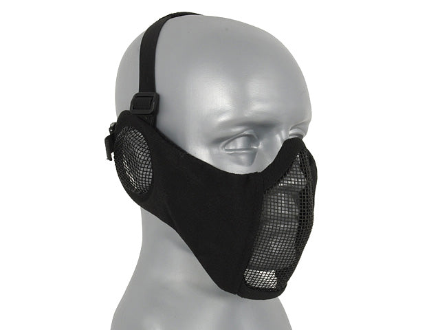 Maschera protettiva a mezza faccia NERA MESH 3.0 WOSPORT