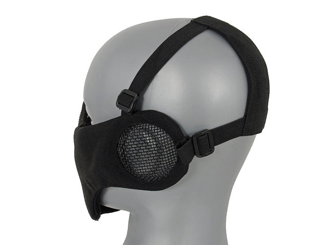 Maschera protettiva a mezza faccia NERA MESH 3.0 WOSPORT