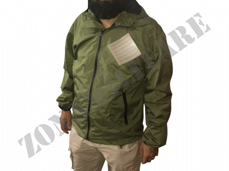Giacca Antipioggia Amodo Konustex Colore Verde
