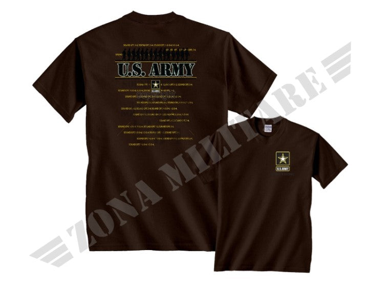 Maglietta U.S. Army Sound Off Cotone Black Ver