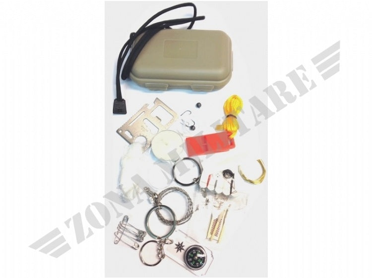 Kit Sopravvivenza Waterproof Con Cofanetto