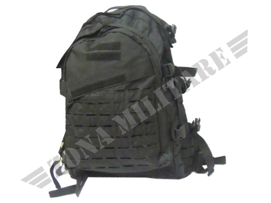 Zaino Eumar Nero 60Lt Impianti Molle Taglio Laser