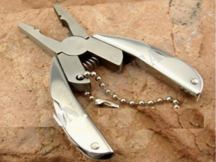 Pinza Multifunzione Acciaio Con Catenella