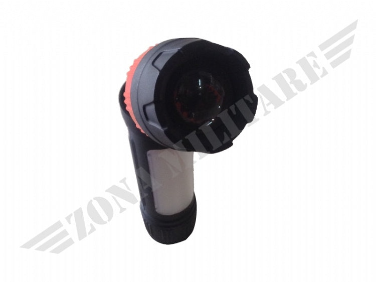 Torcia Konuslight-9 Zoom + Led Bianco E Rosso