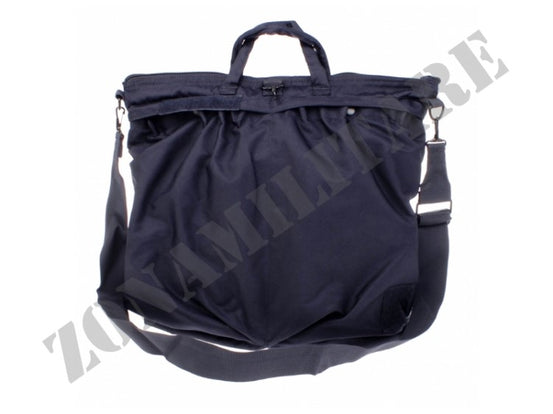 Borsa Porta Casco Con Tracolla Blu Navy Sbb