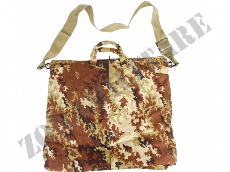 Borsa Porta Casco Con Tracolla Vegetata Sbb