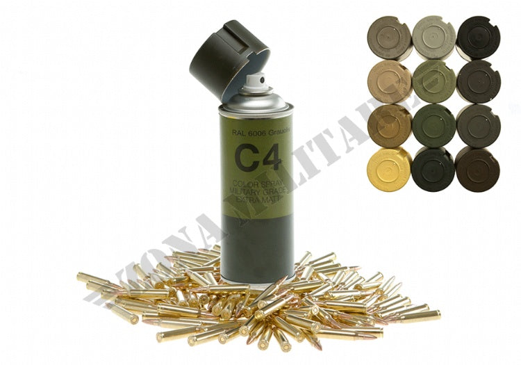 Vernice Spray C4 Mil Grade Ral 6006 Armamat