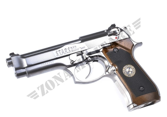 Pistola M92 Biohazard Chrome Full Metal Gas We