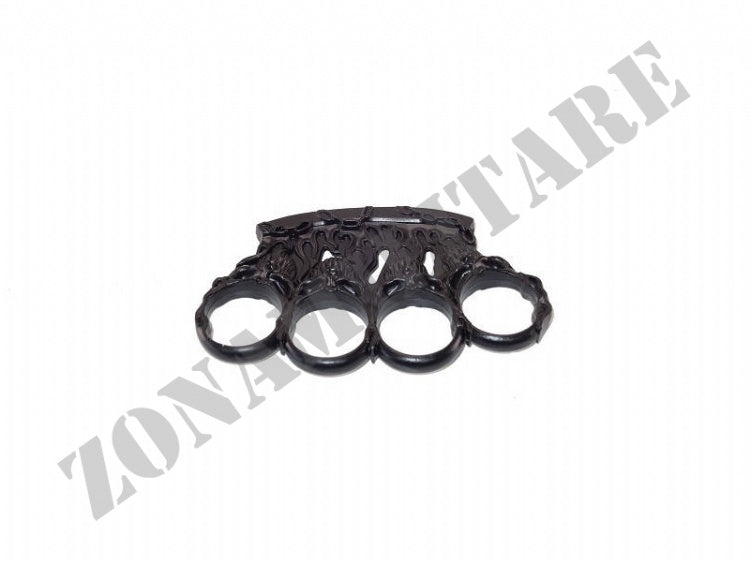 FERMACARTE NOCCOLIERA COLORAZIONE NERA SKULLS