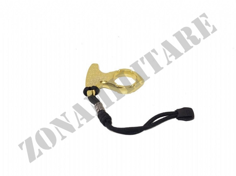 Noccoliera Dorata Americana Ad Un Dito Con Laccetto